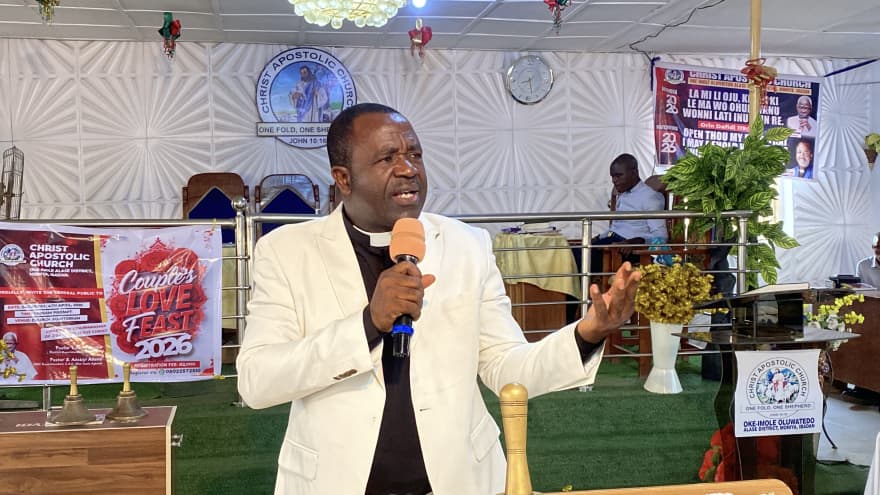 Pastor I.A. Fajuyagbe, District Superintendent of Christ Apostolic Church Oke Imole Alase